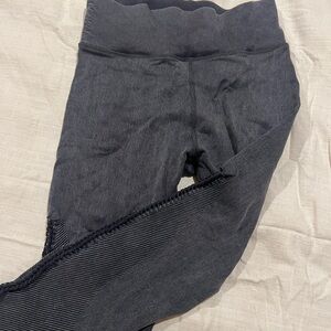 Charcoal grey braided leggings